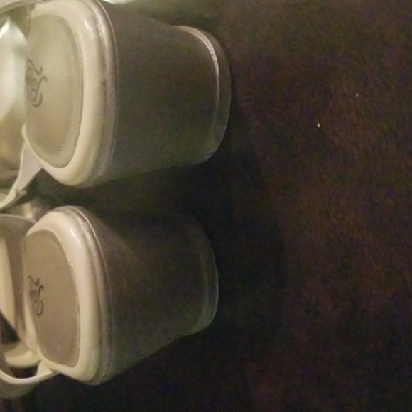 PURE SOLE Sz 8.5M, Champagne colored Wedge Sandals, 1.5/2" Heel, NWOT #8 - Picture 6 of 6